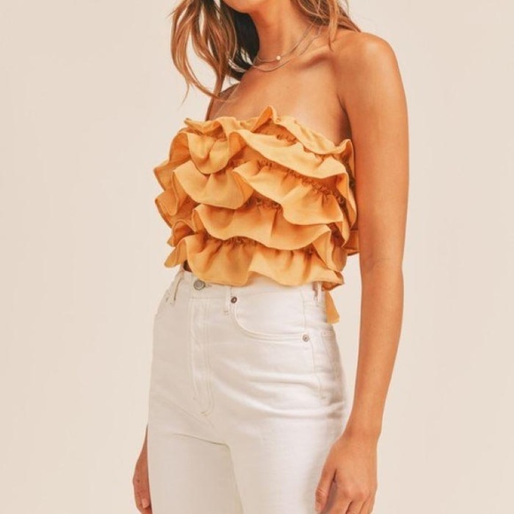 Multi Ruffle Layer Corset Top - Picture 5 of 7